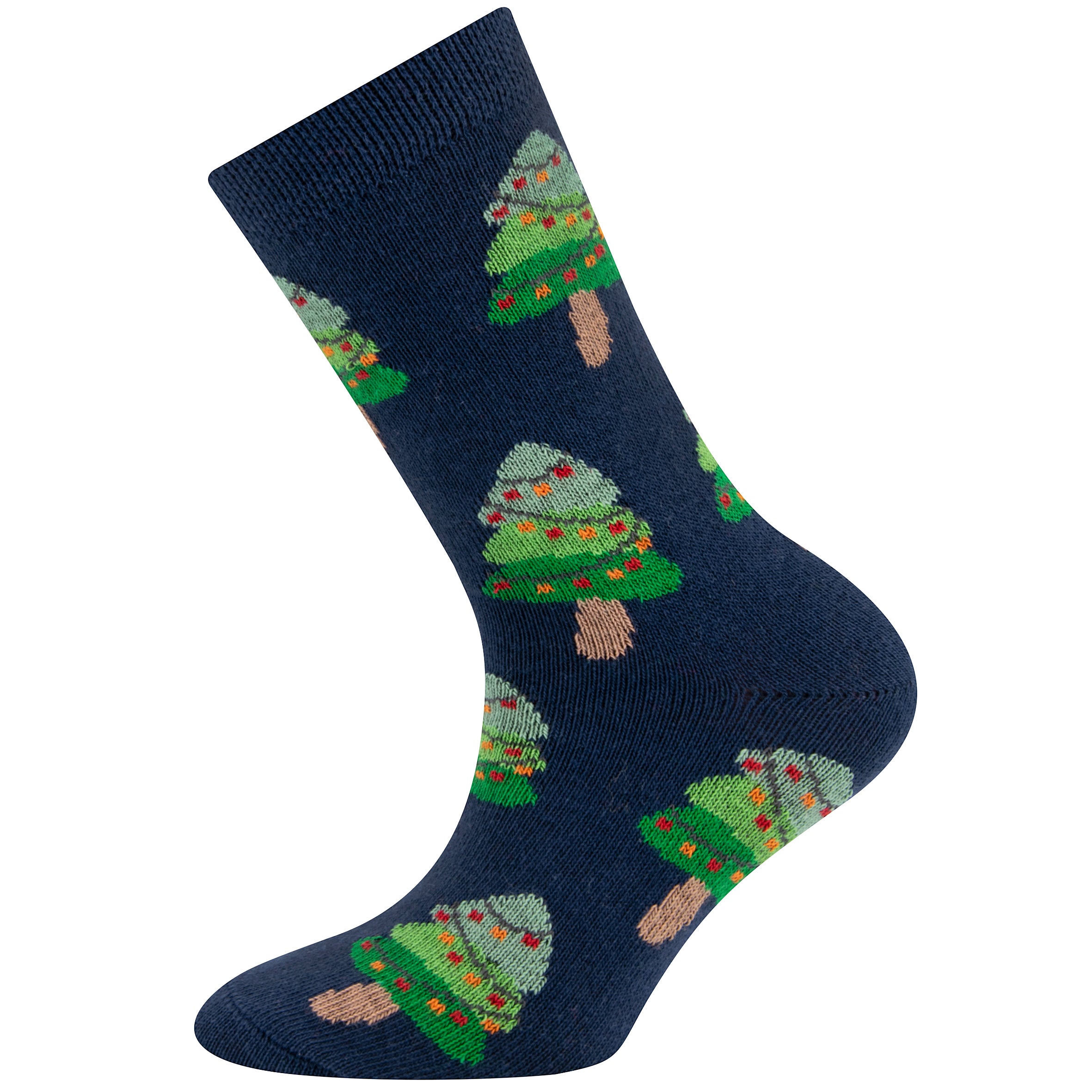 Cotton Christmas Socks Unisex with Fun Designs, Set of 2 - Chritmas tree - Lemoni Boutique