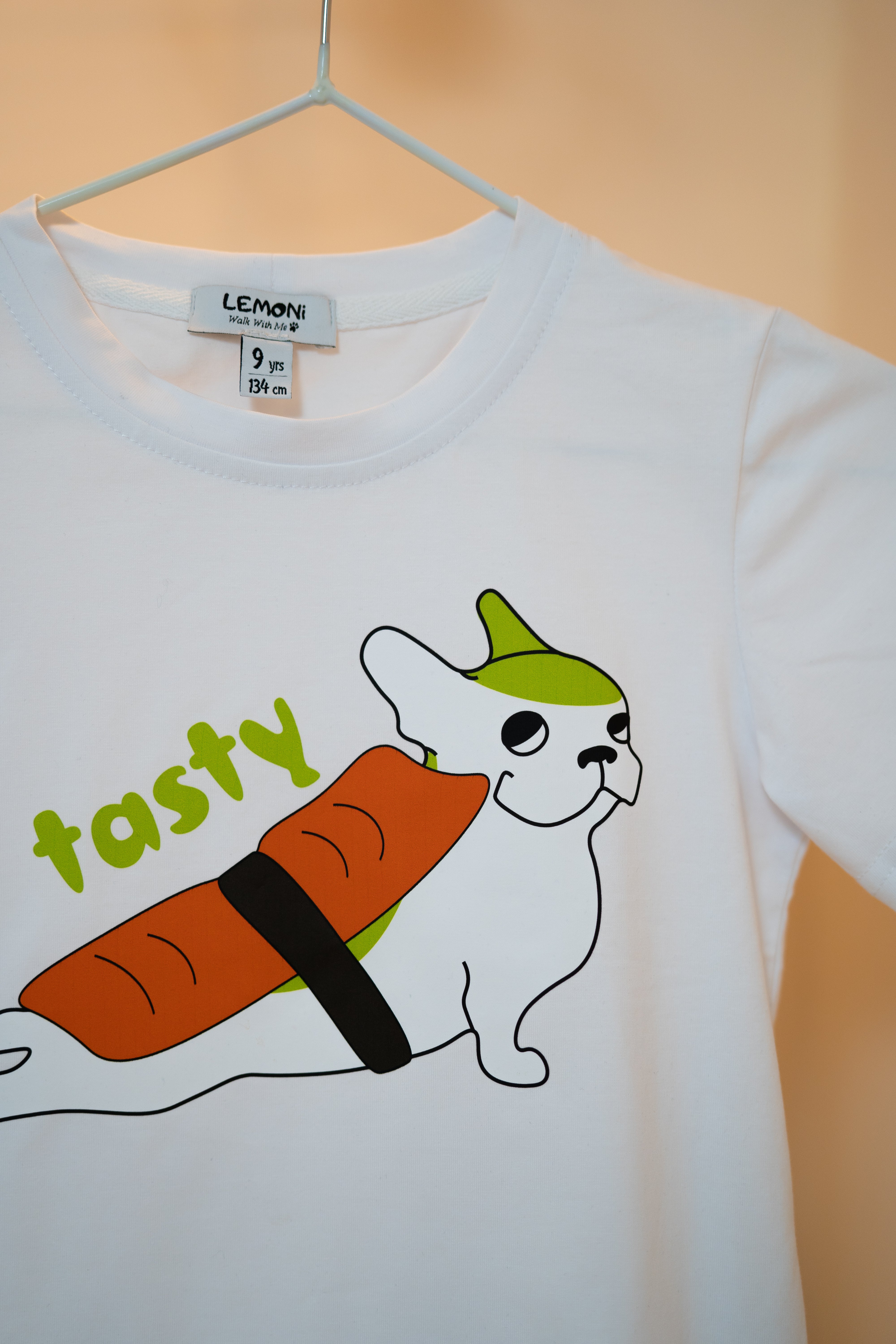 ClassicT-shirt Tasty for boys and girls - white - Lemoni Boutique