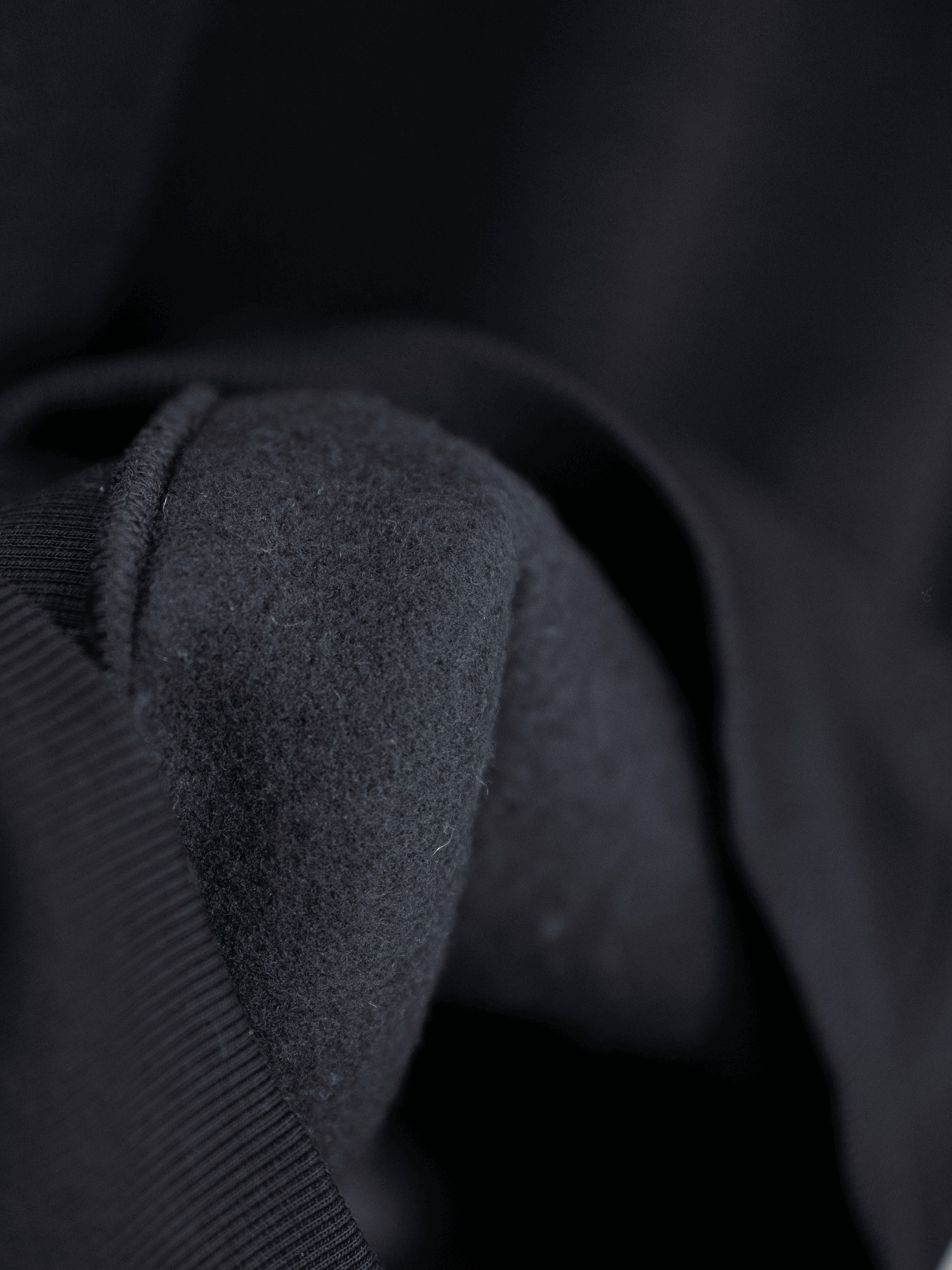 Warm Fleece Cotton Hoodie with Sequins — extended length