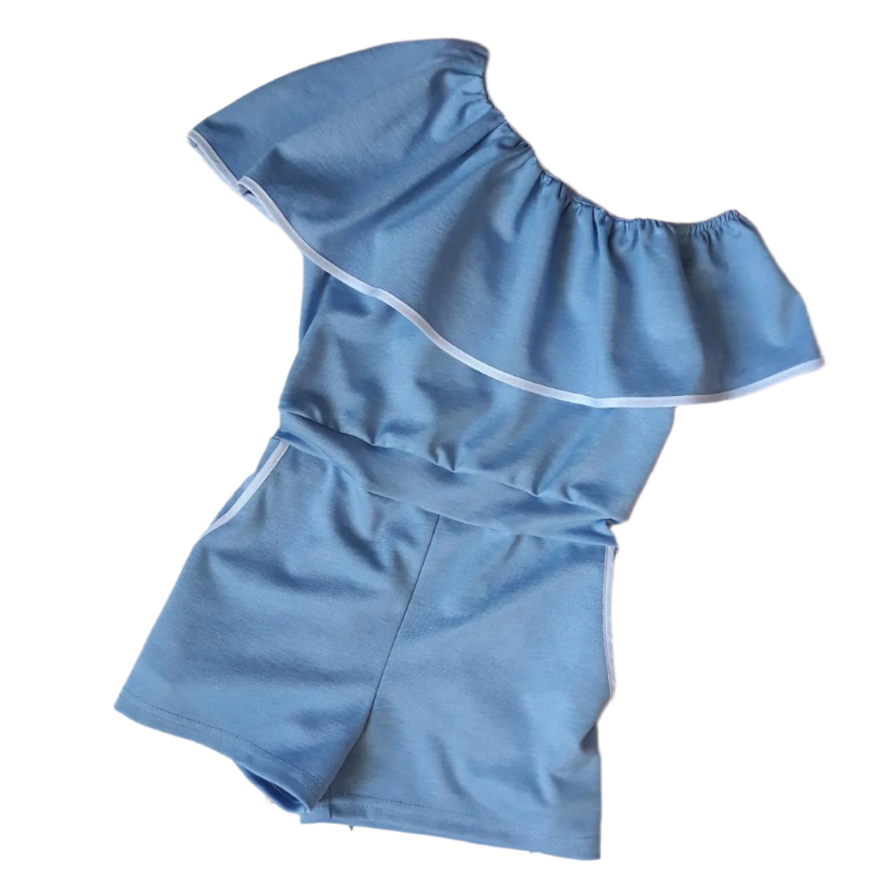 Designer jumpsuit for girls - blue - Lemoni Boutique