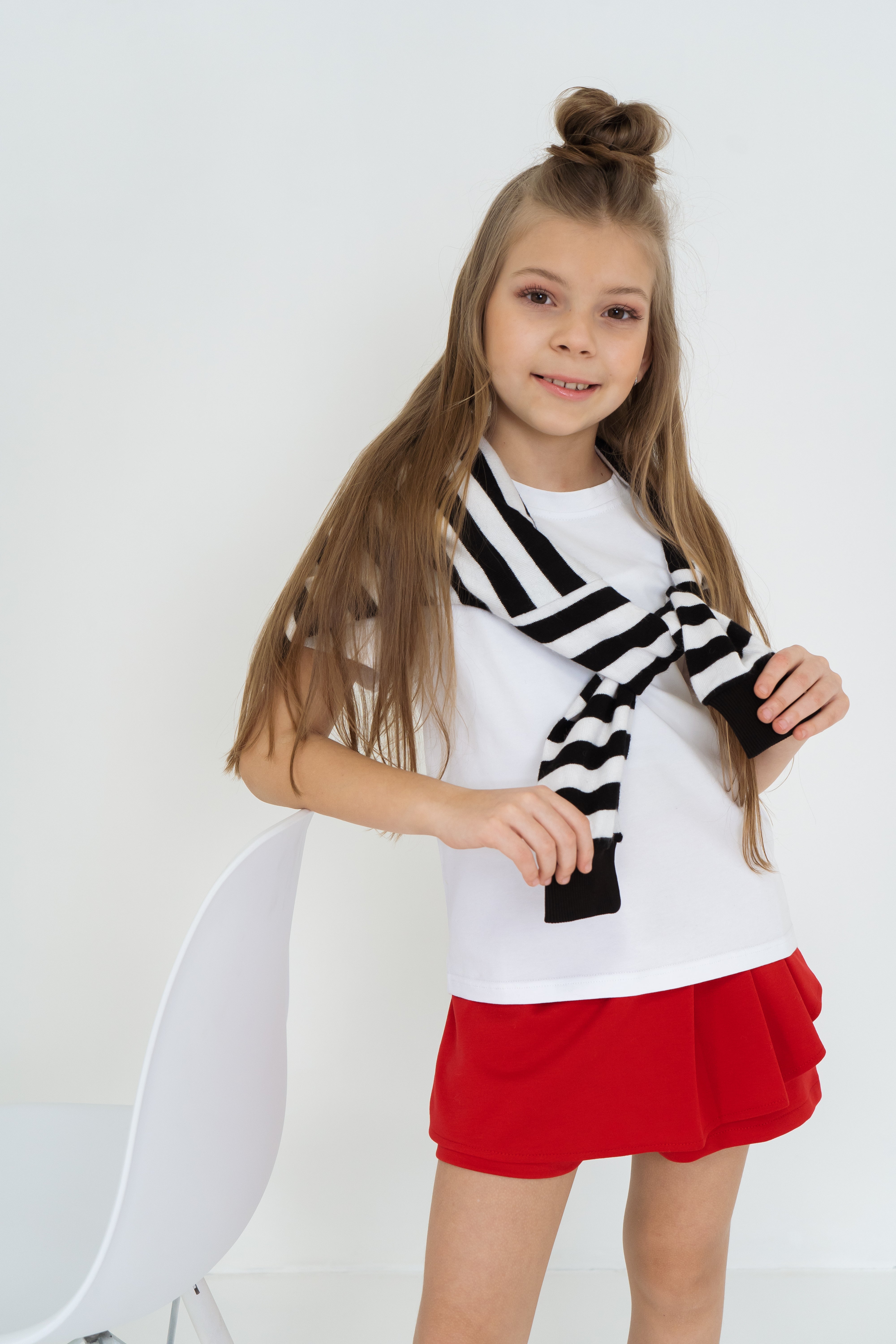 Girls´ pleated skort - red - Lemoni Boutique