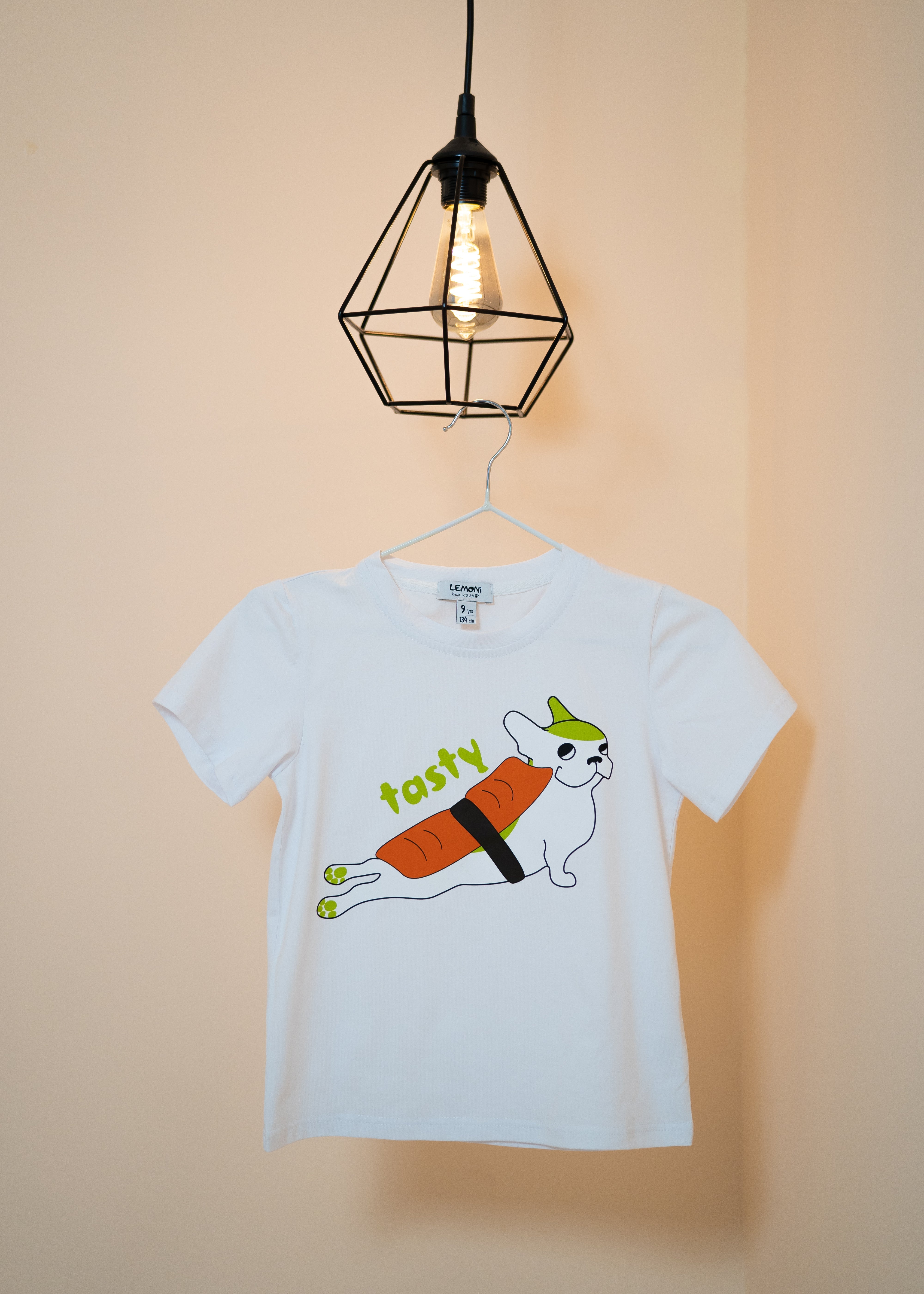 ClassicT-shirt Tasty for boys and girls - white - Lemoni Boutique
