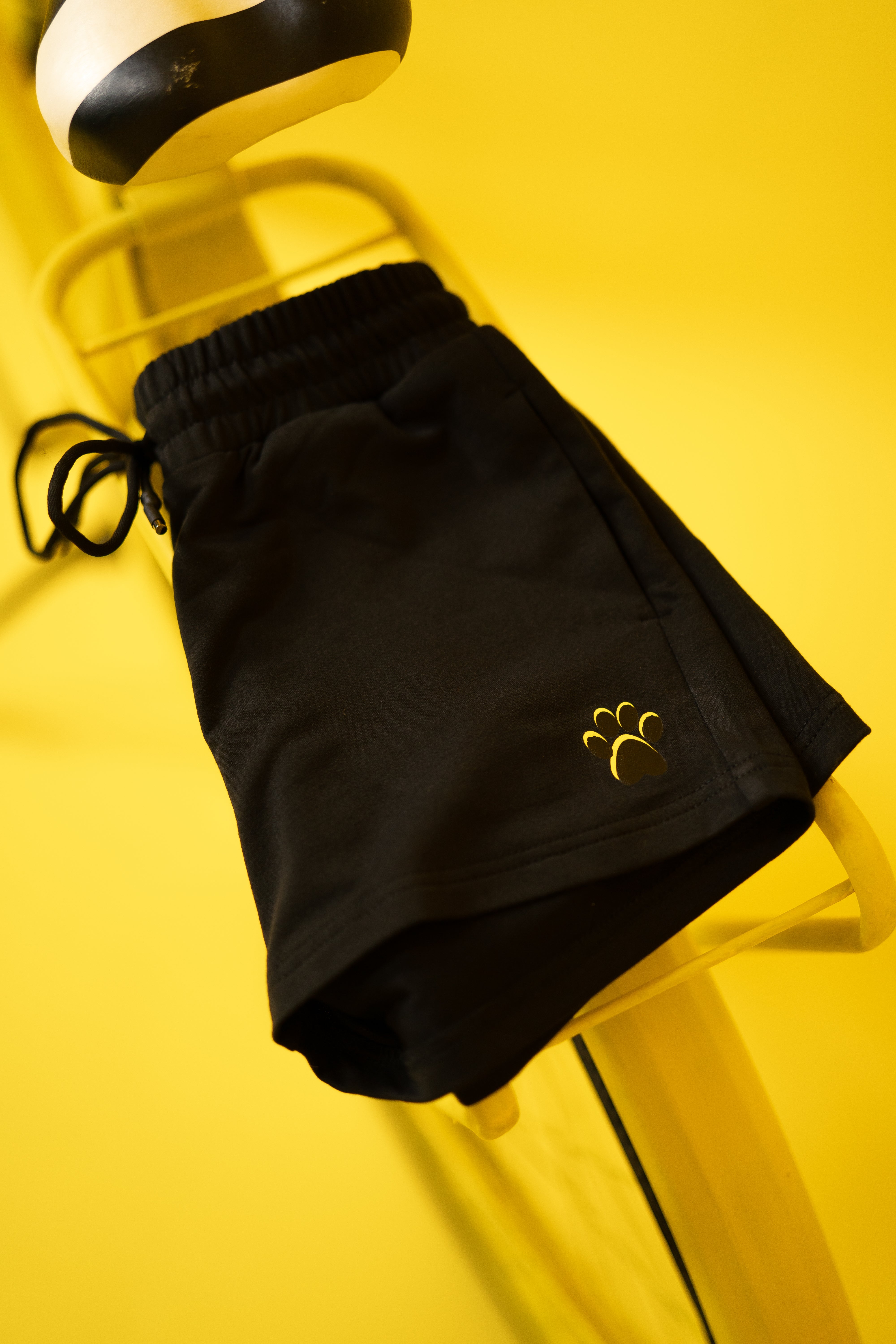 Knit shorts black - Lemoni Boutique