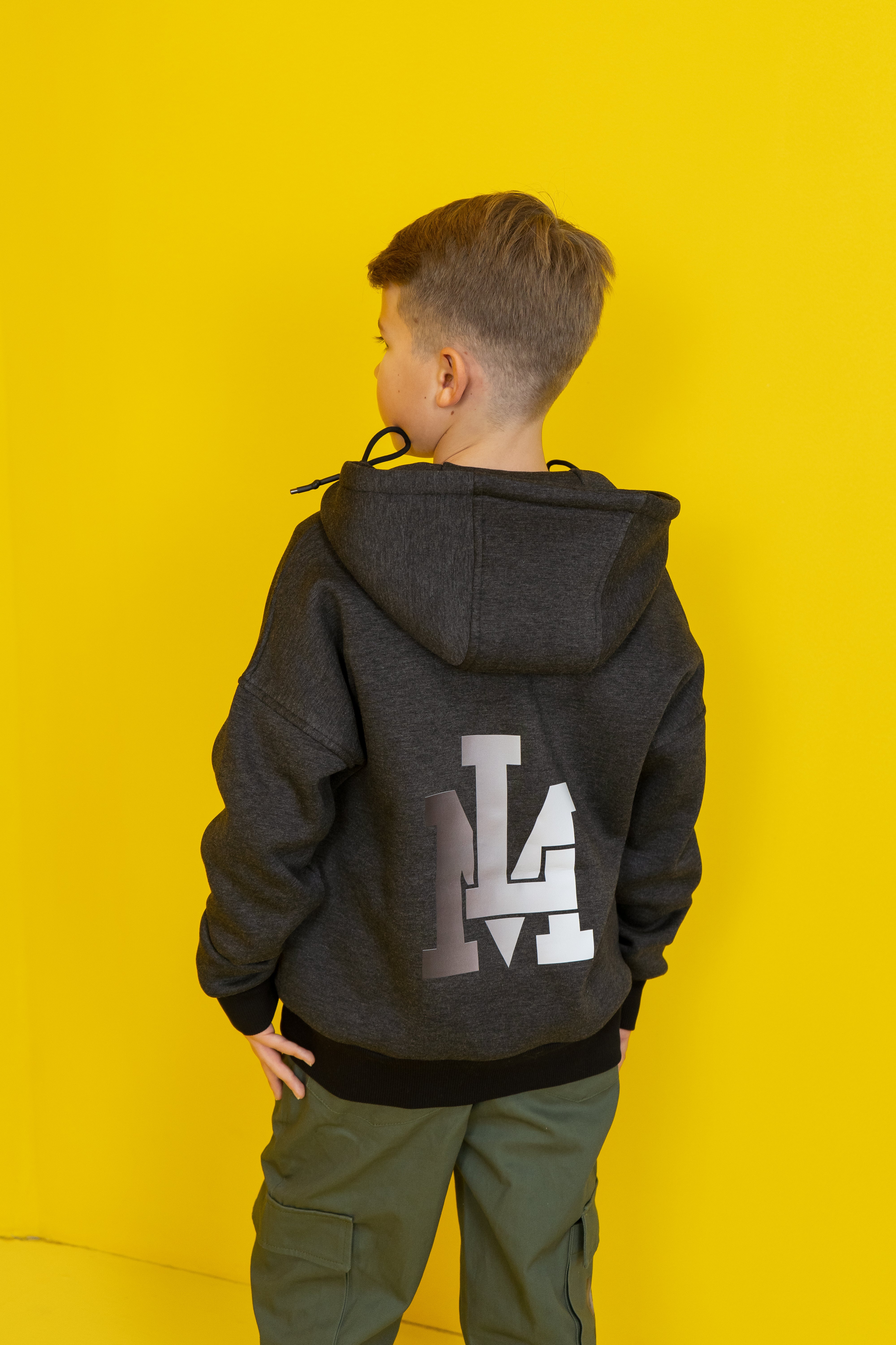 Zip hoodie gray