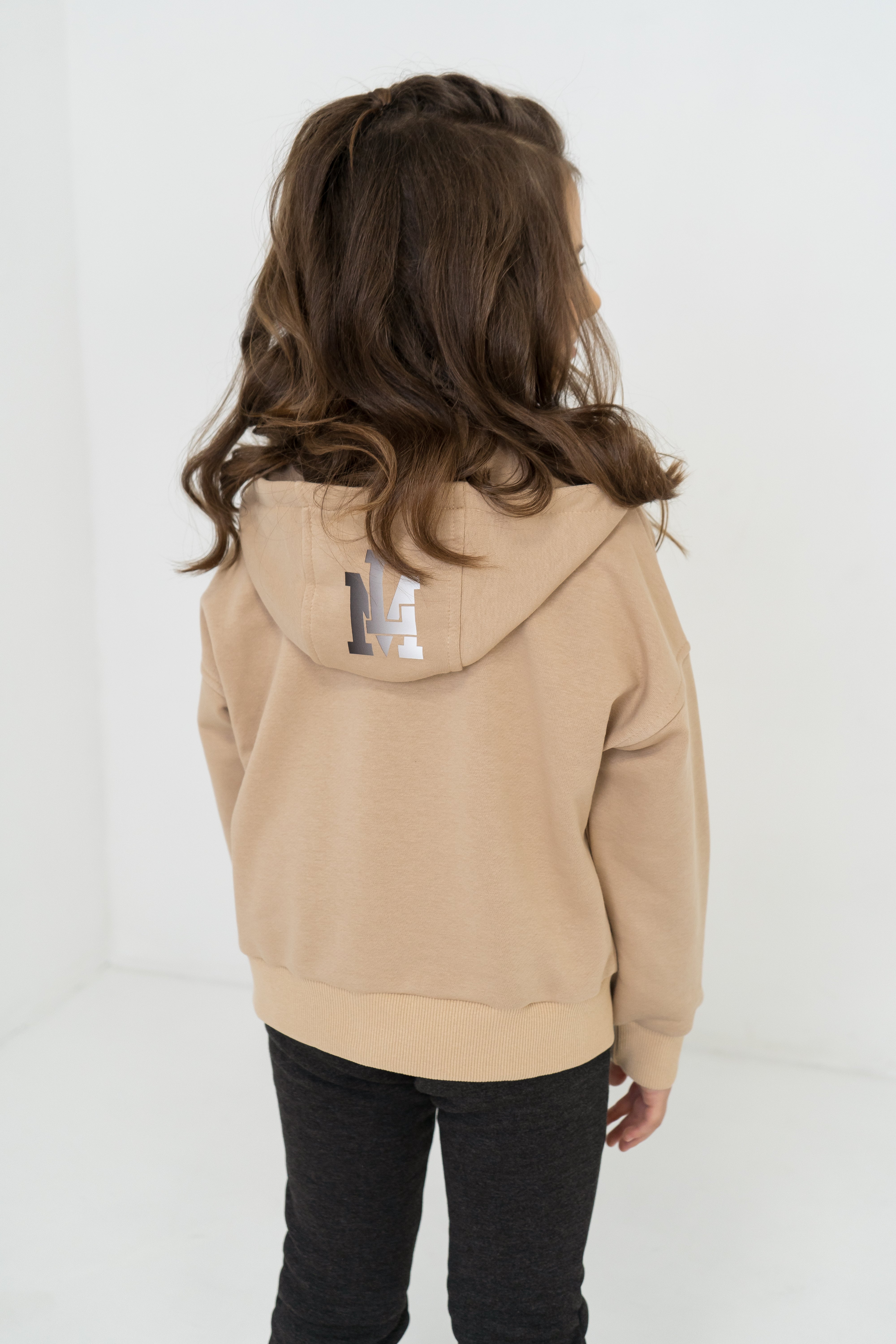 Zip Hoodie Lemoni beige