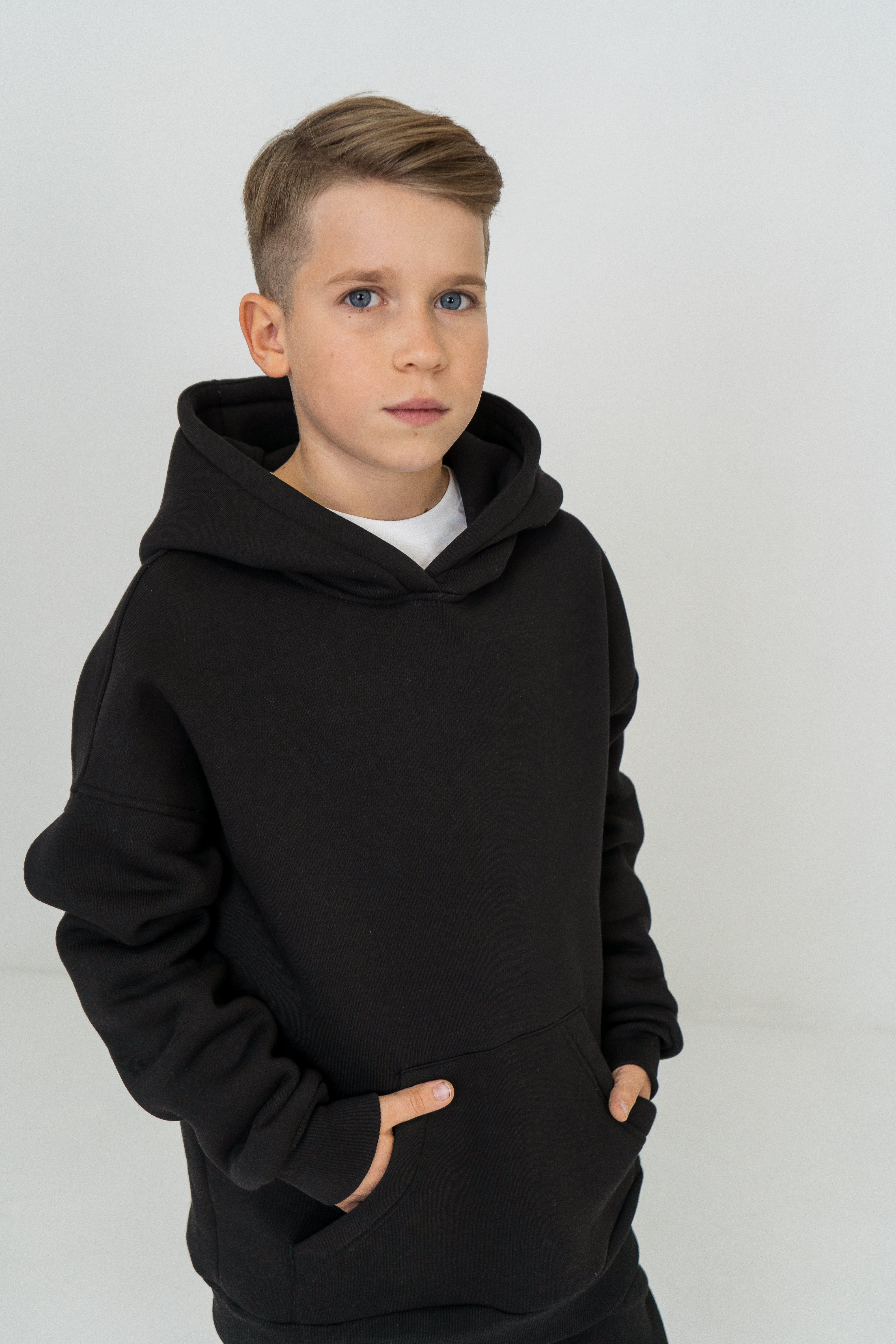 Warm Unisex Hoodie with Tonal Bulldog Embroidery — Lemoni Brand Symbol - Lemoni Boutique