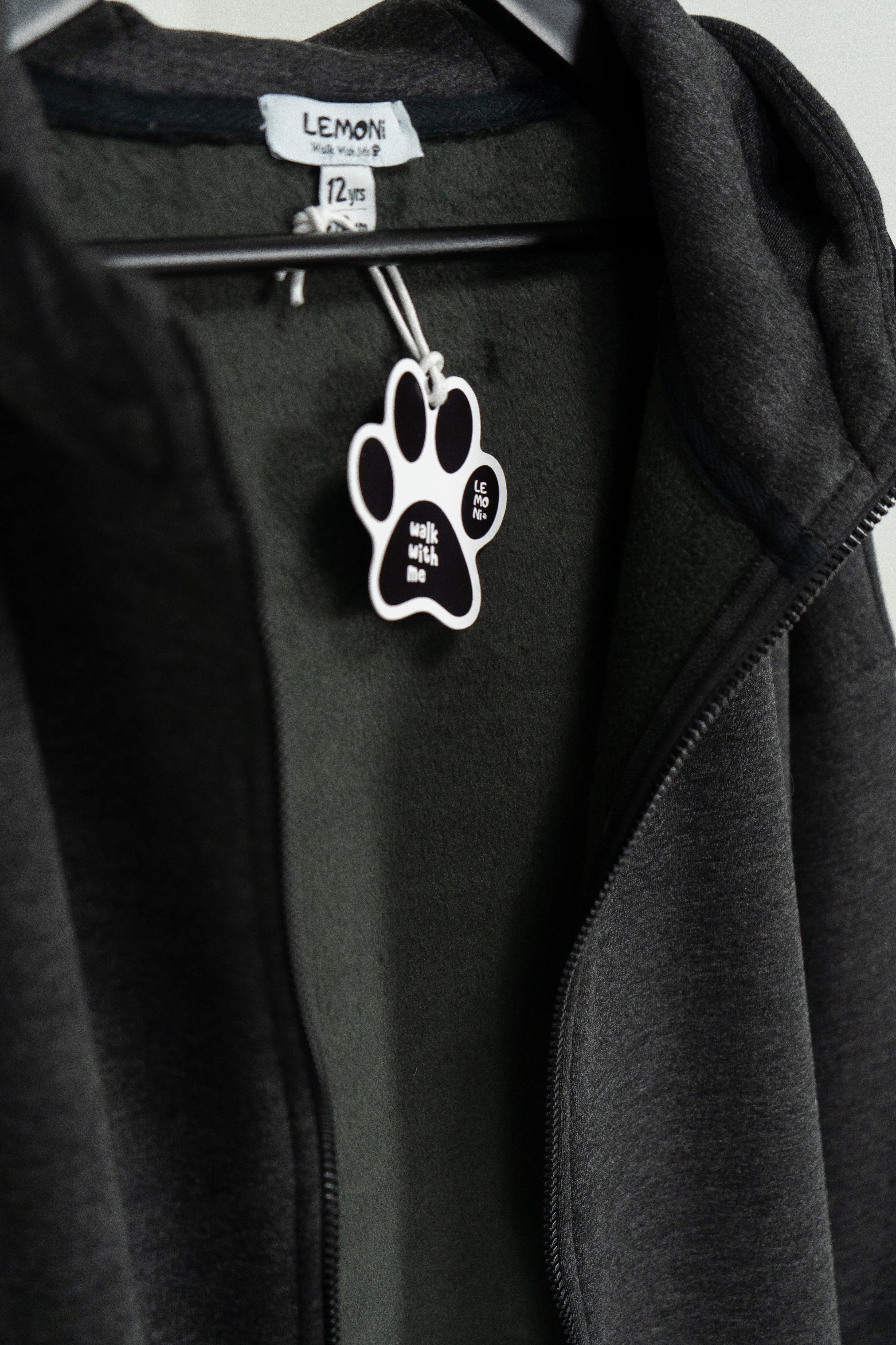 Zip hoodie gray