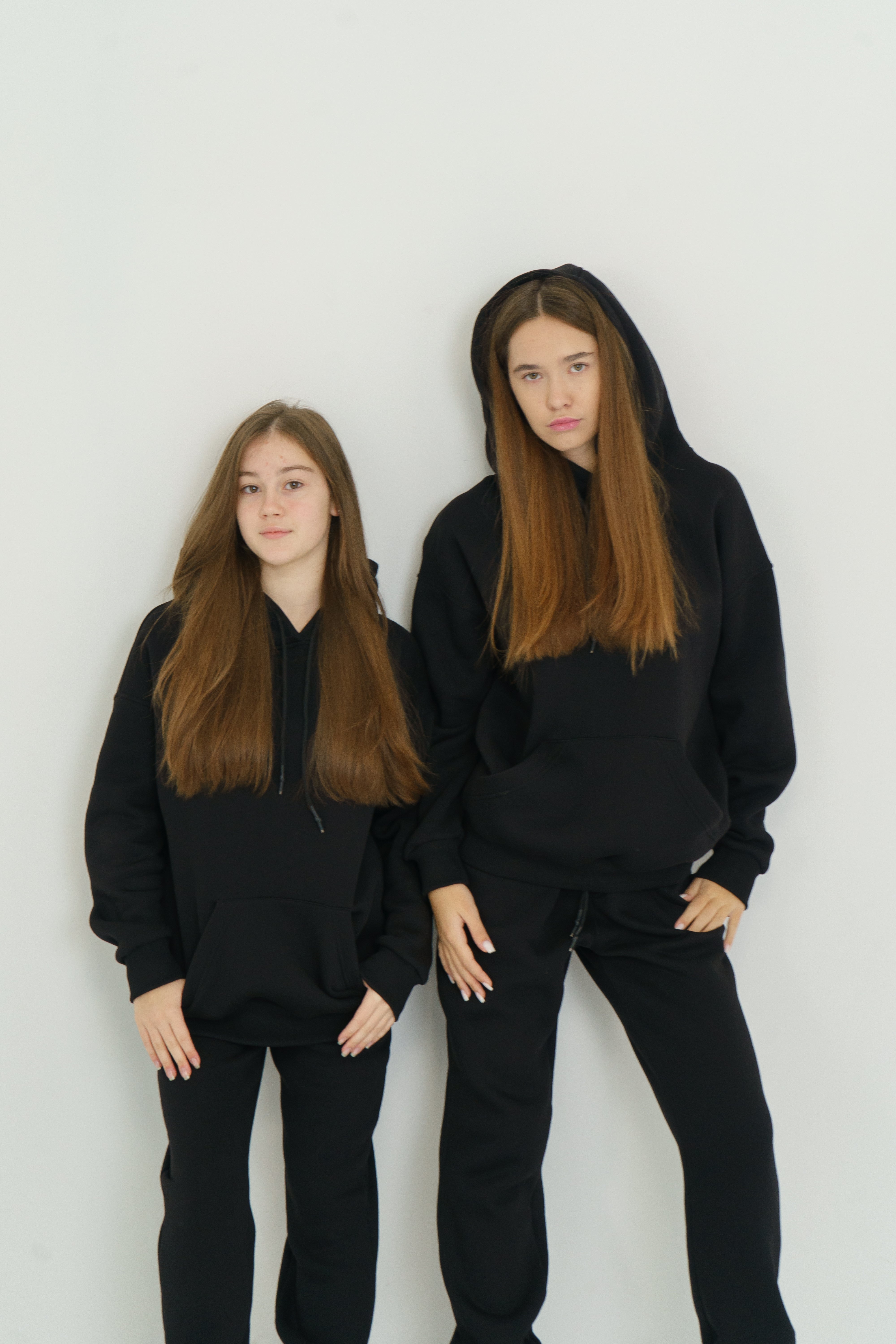 Unisex fleece Hoodie - black - Lemoni Boutique