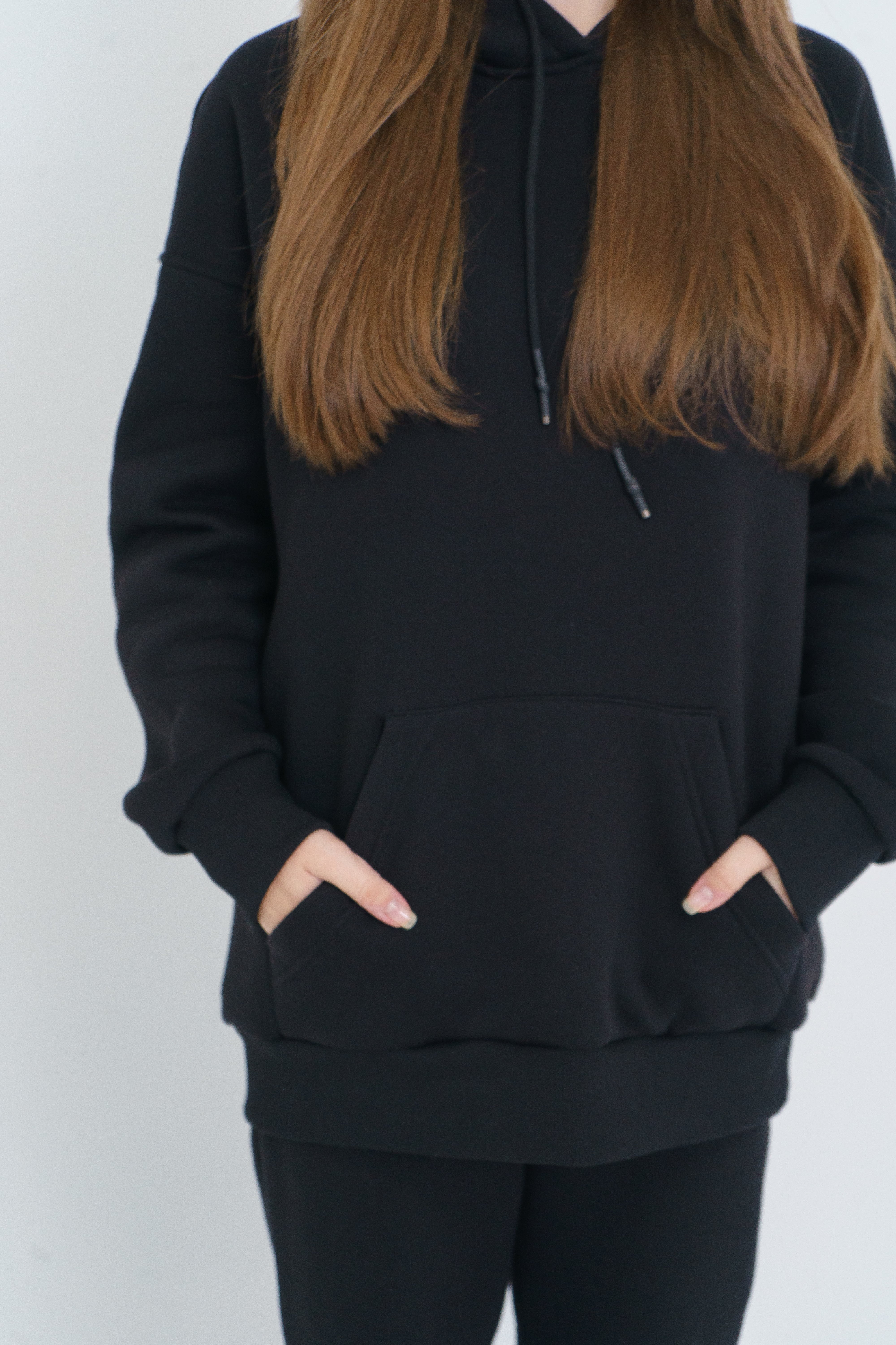 Unisex fleece Hoodie - black - Lemoni Boutique