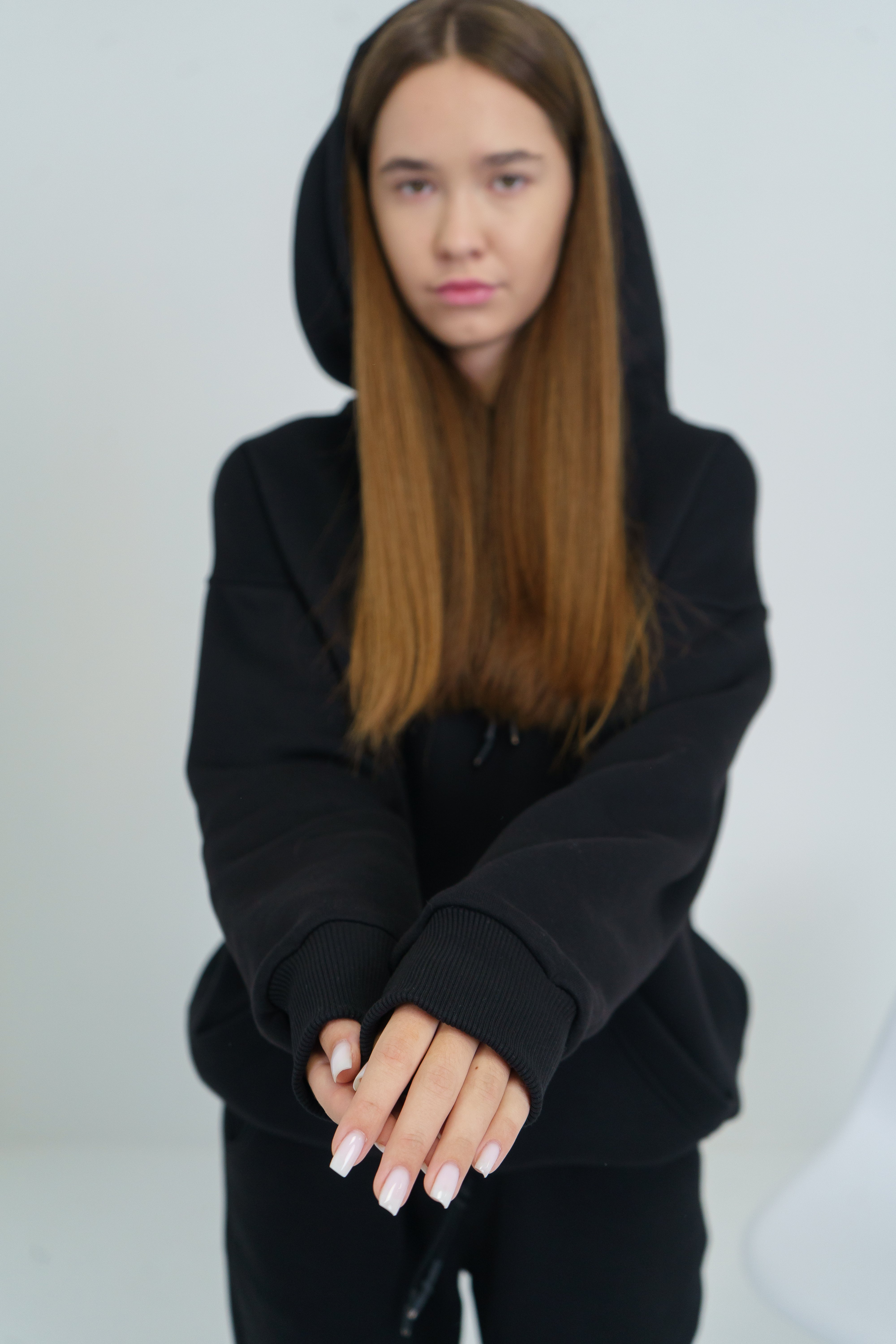 Unisex fleece Hoodie - black - Lemoni Boutique