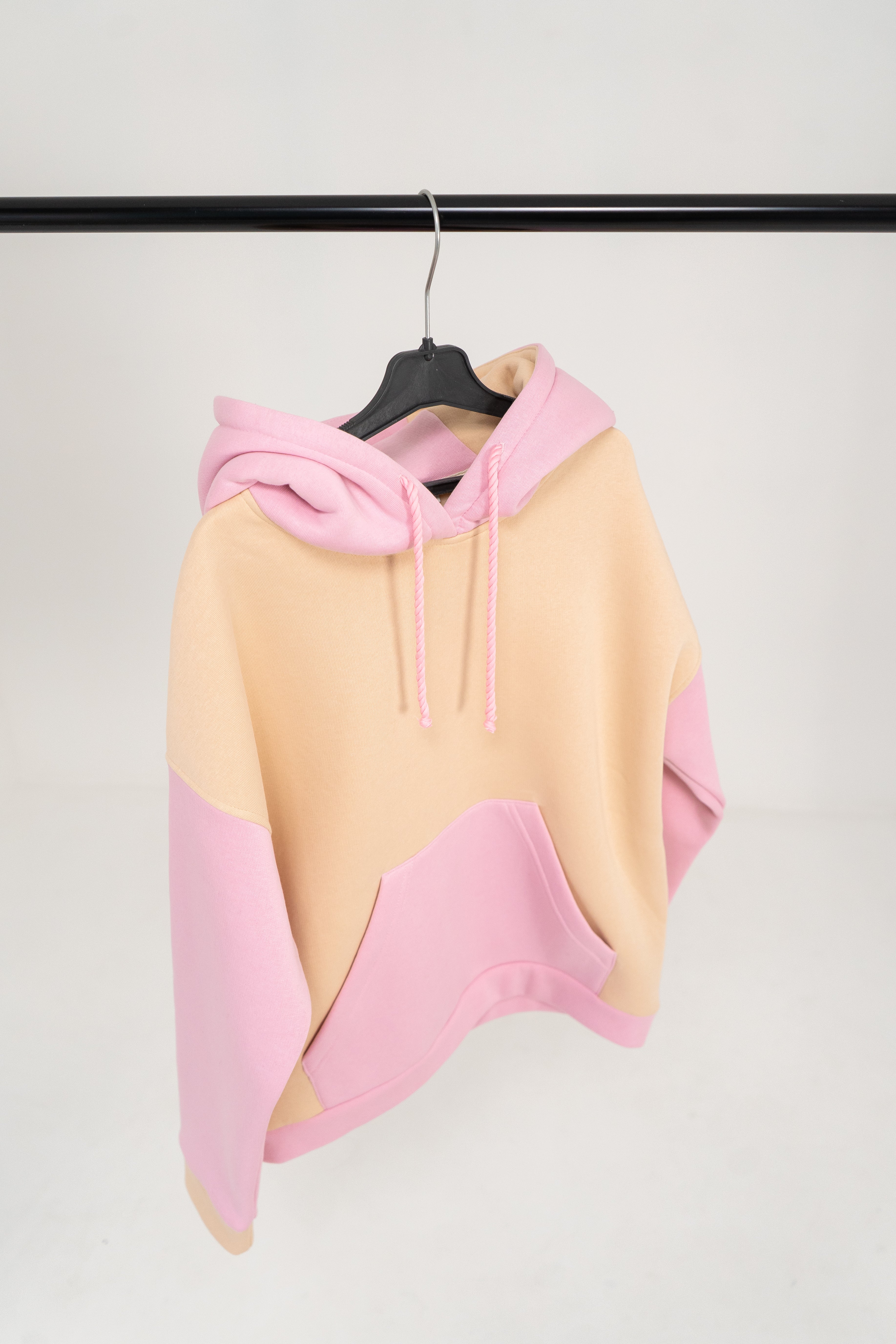 Hoodie beige/pink 