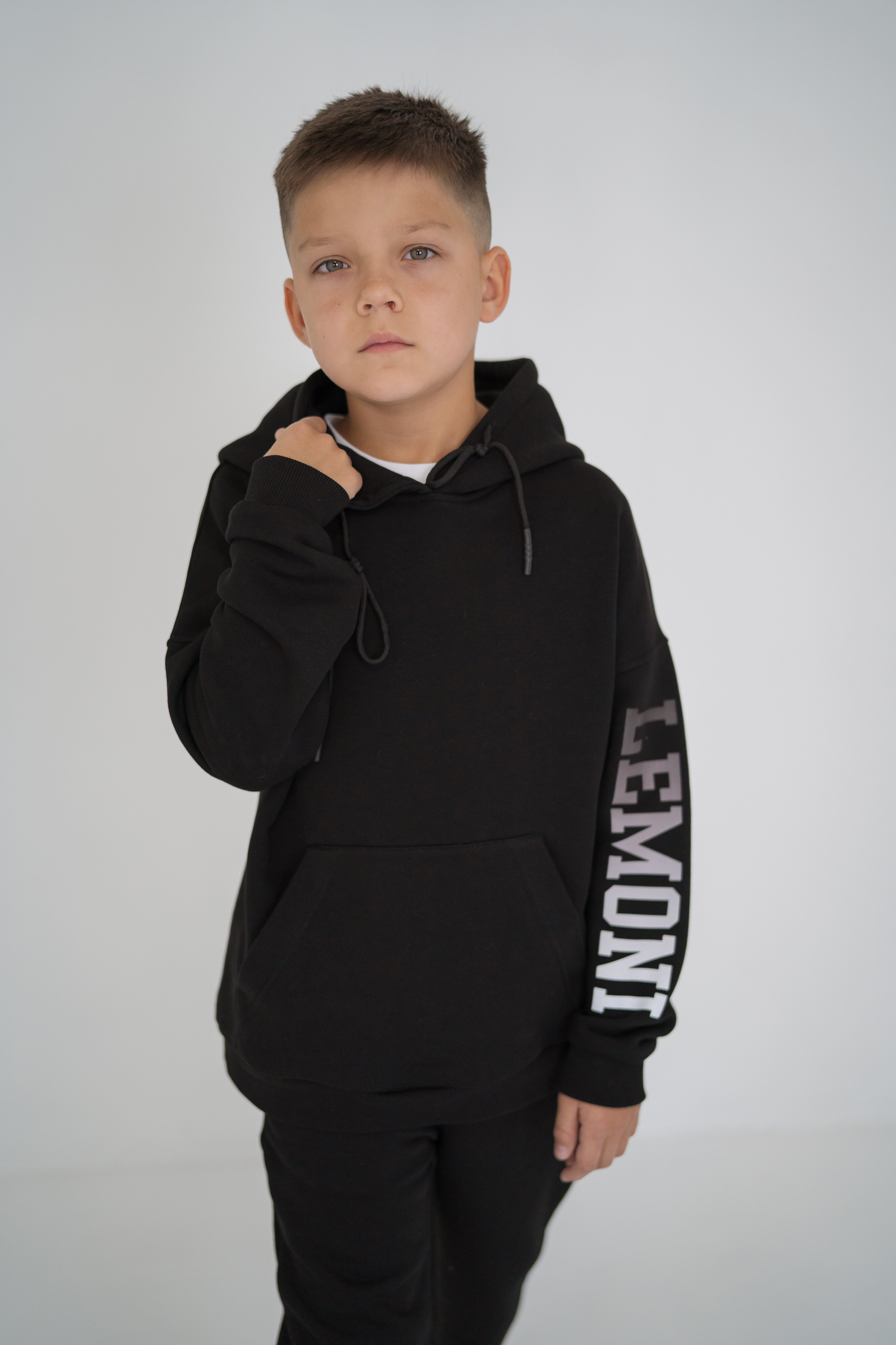 Zip Hoodie Lemoni schwarz