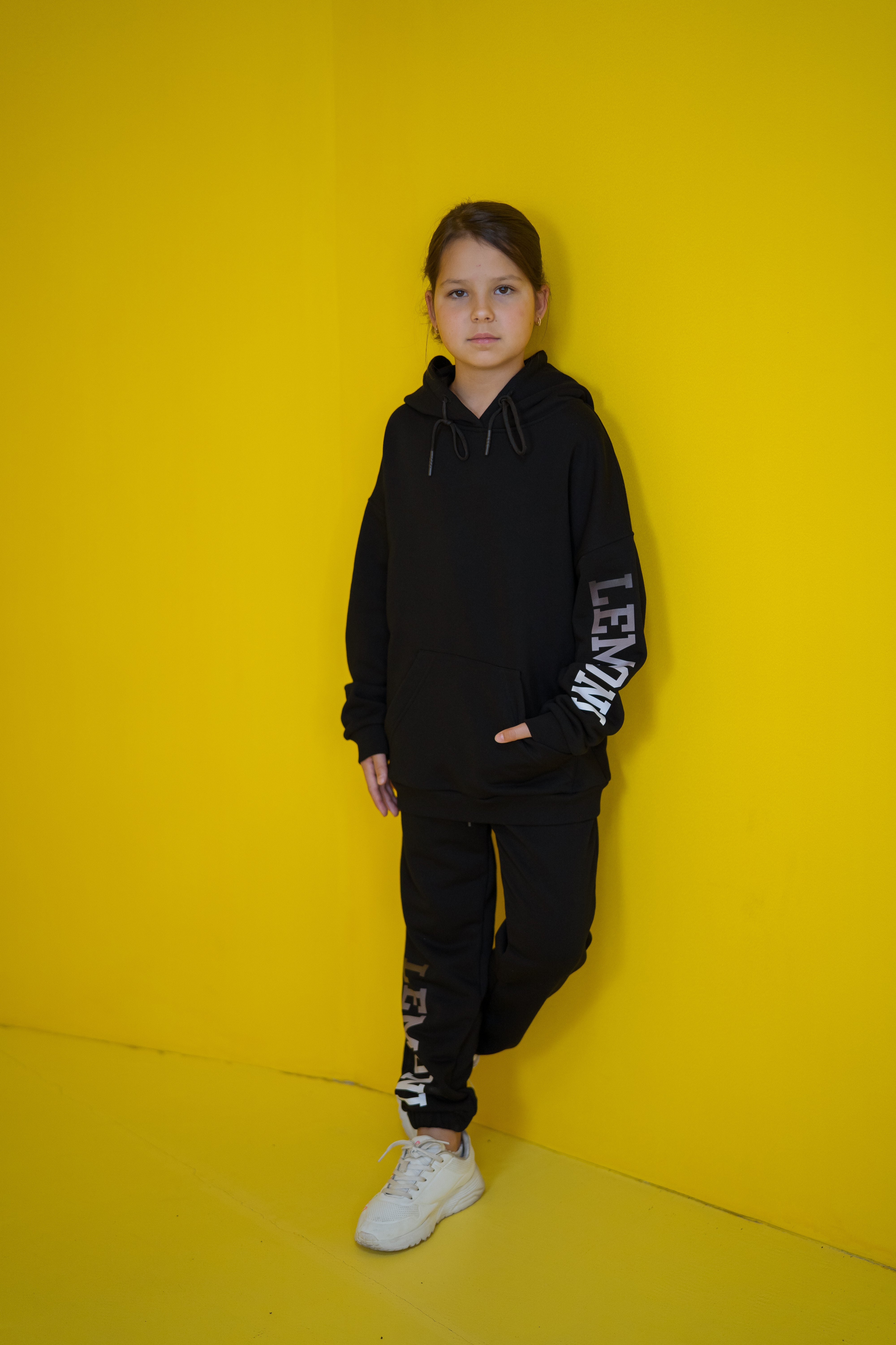 Zip Hoodie Lemoni schwarz