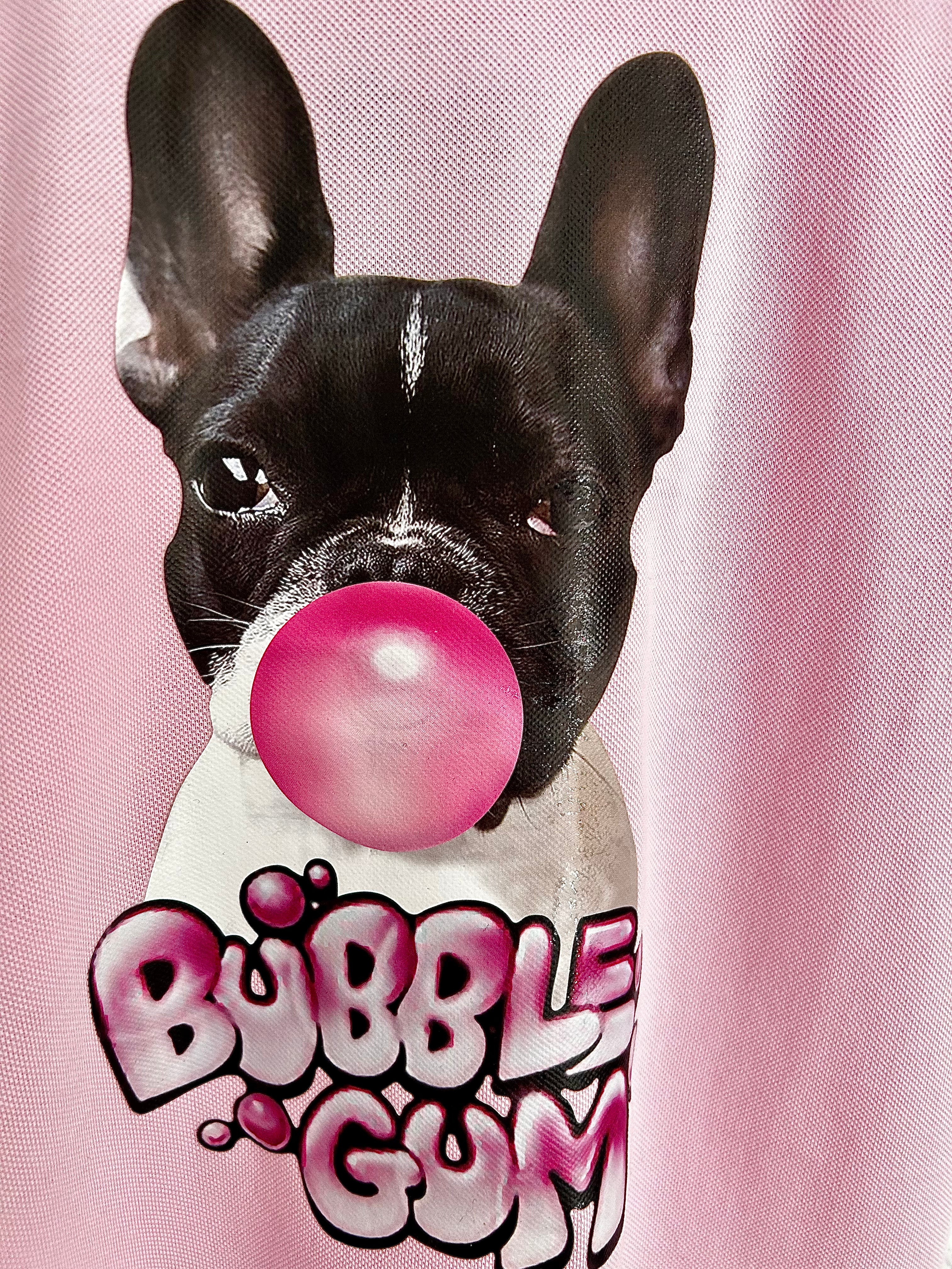 Oversized T-shirt Bubble Gum for girls - pink - Lemoni Boutique