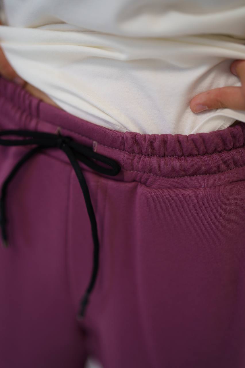 Cargo pants Urban-Style for girls - dark pink - Lemoni Boutique